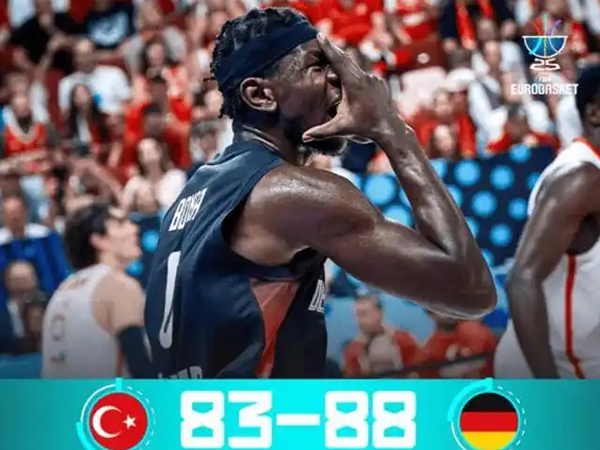 欧锦赛-德国88-83逆转土耳其夺欧锦赛冠军,施罗德16+12,申京28分