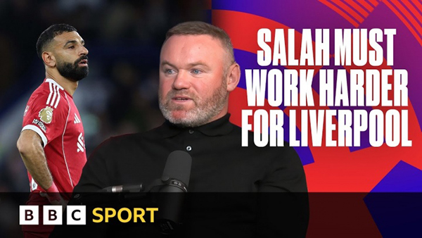 鲁尼质疑萨拉赫职业态度,不满利物浦追伊萨克维尔茨